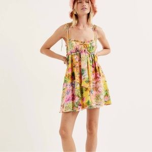 For Love and Lemons Madison Mini Floral Dress - Size small - NWOT